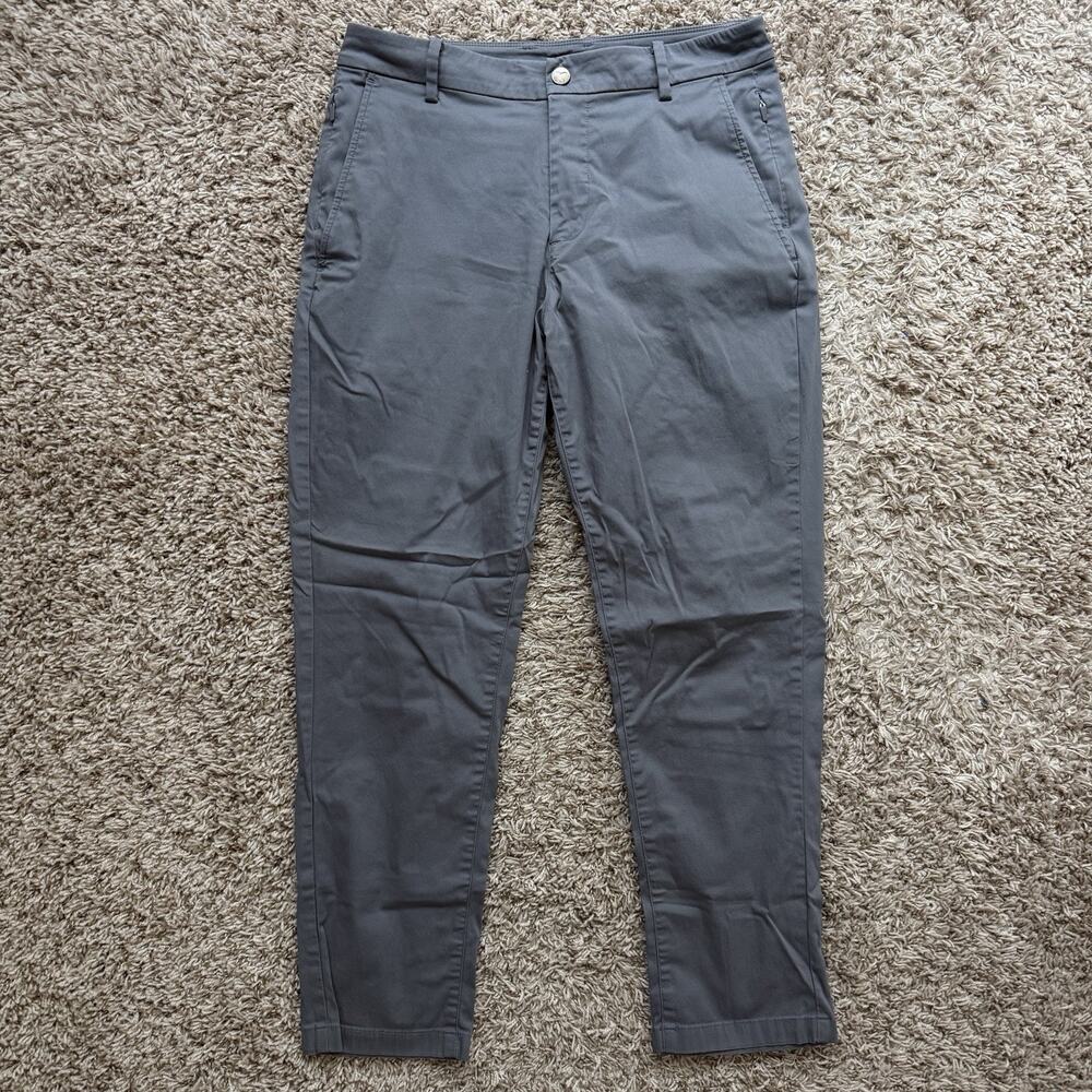Birddogs Boomstick Athletic Chino Pants Performance Stretch Golf Grey Size 30x28